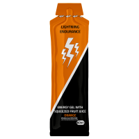 Lightning Endurance Energy Gel Squeezed Fruit Juice - Orange - 1 x 60 ml