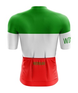 Winaar Italy Wielershirt korte mouw - Heren - Italiaanse vlag