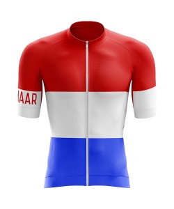 Winaar RWB Wielershirt korte mouw - Heren - Rood-Wit-Blauw