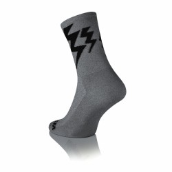 Lightning Merino Dark Grey - Grijs-Zwart