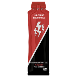 Lightning Endurance Caffeine Energy Gel - Cherry - 1 x 60 ml