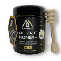Mountaindrop Raw Chestnut Honey 325 gram & 100% Mumijo Shilajit 25 gram