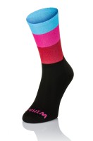 Winaar Fietssokken Pink - Blauw/Roze/Rood/Zwart