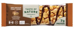 Taste of Nature - Dark Chocolate Peanut Caramel - 16 x 40 gram